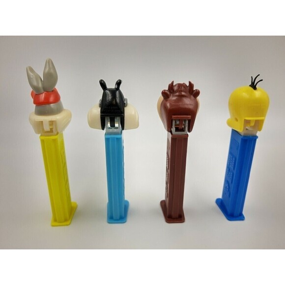 Vintage Looney Tunes Sylvester Cat Bugs Bunny Tweety Taz....PEZ Dispensers - Picture 5 of 6